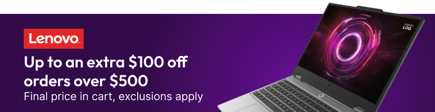 Lenovo - Up to an extra $100 off orders over $500. Final Price in cart, exclustions apply